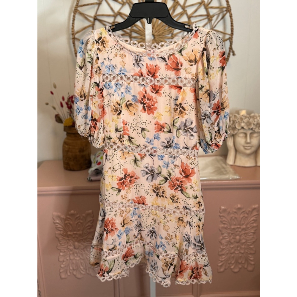 Women's Olivaceous Floral Dress Size‎ S Pink